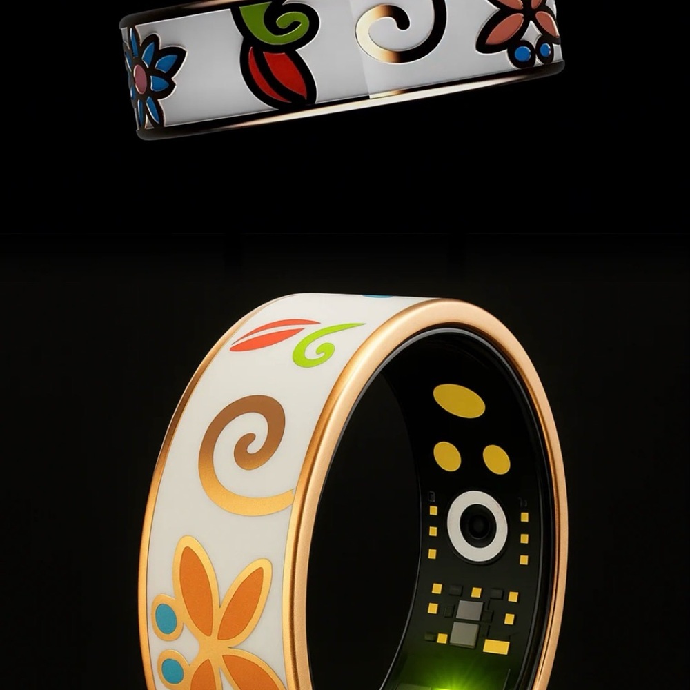 Colorful Floral Design Smart Bracelet